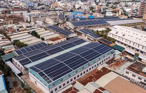 Khu Công nghiệp Tân Đông Hiệp B, thành phố Dĩ An, tỉnh Bình Dương. Ảnh: Hồng Đạt/TTXVN