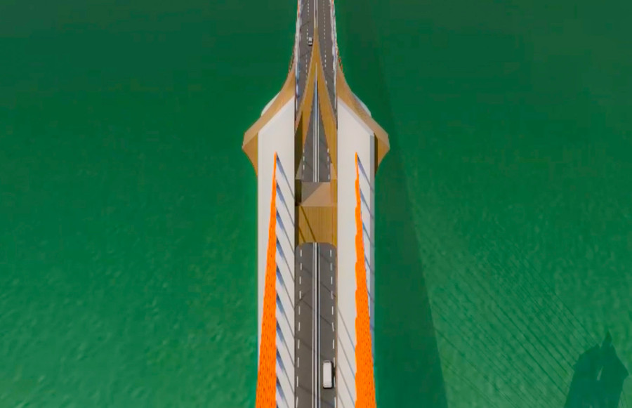 Tháp trụ cầu Đại Ngãi 1 được lấy cảm hứng từ những ngôi chùa Phật giáo Nam tông Khmer