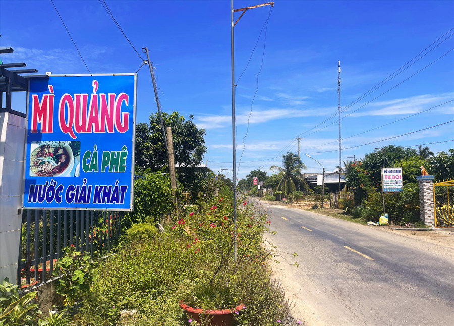 Làng người Quảng Đà chuyên mỳ Quảng tại xã Bình Phú, huyện Tân Hồng. Ảnh: Minh Hải