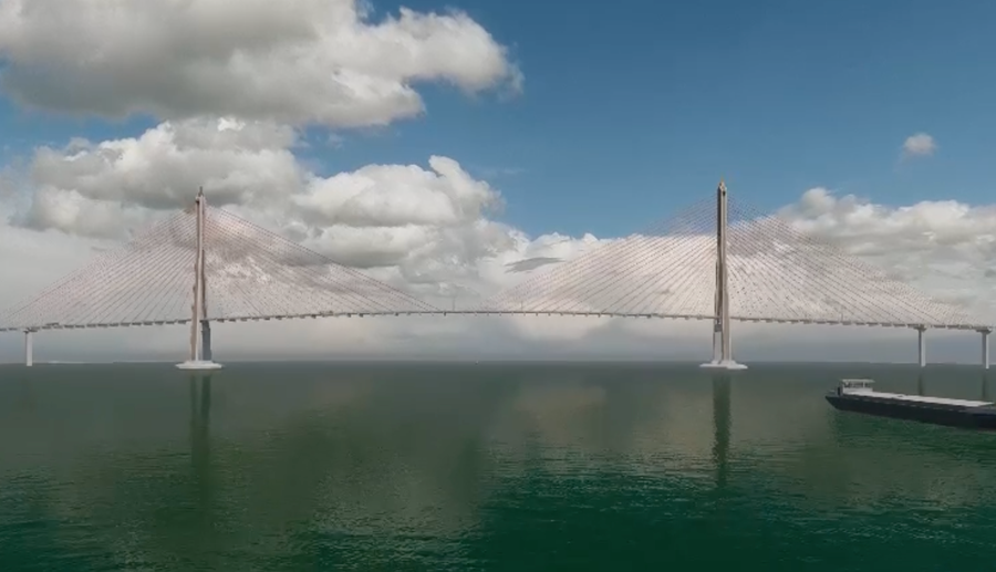 Phối cảnh cầu Đại Ngãi