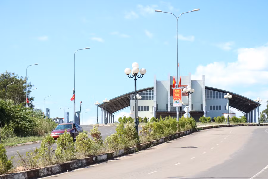 Cửa khẩu Lệ Thanh. Ảnh: N.T