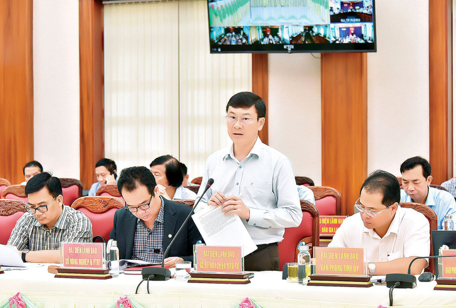 Năm 2023, Sở Kế hoạch và Đầu tư đã tham mưu UBND tỉnh trong chỉ đạo điều hành hoàn thành kế hoạch phát triển kinh tế-xã hội. Ảnh: Đ.T