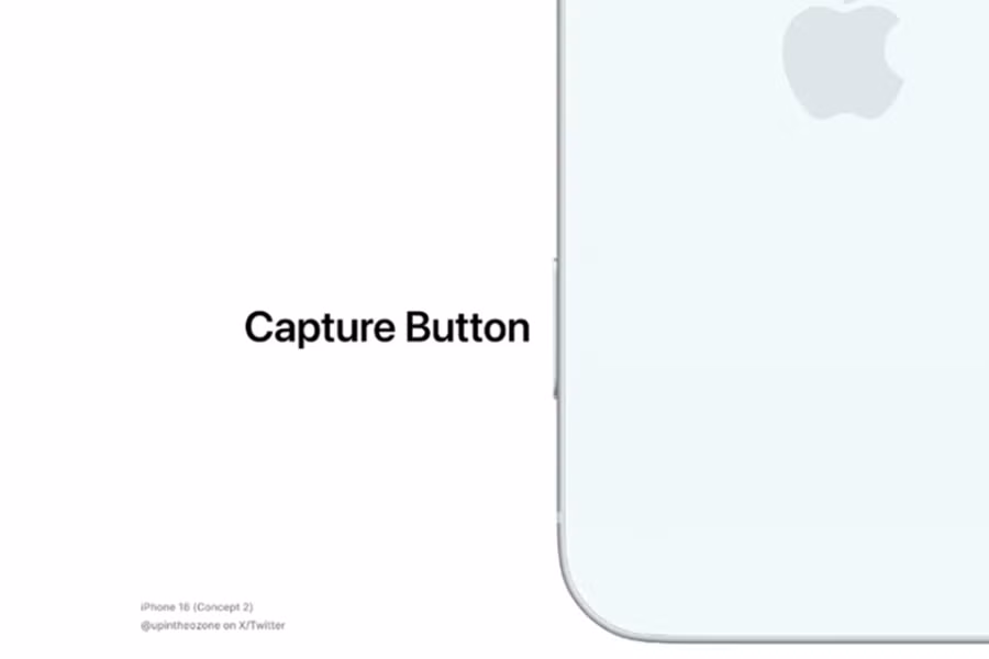 Vị trí nút Tác vụ (Action) và Capture mới trên iPhone 16