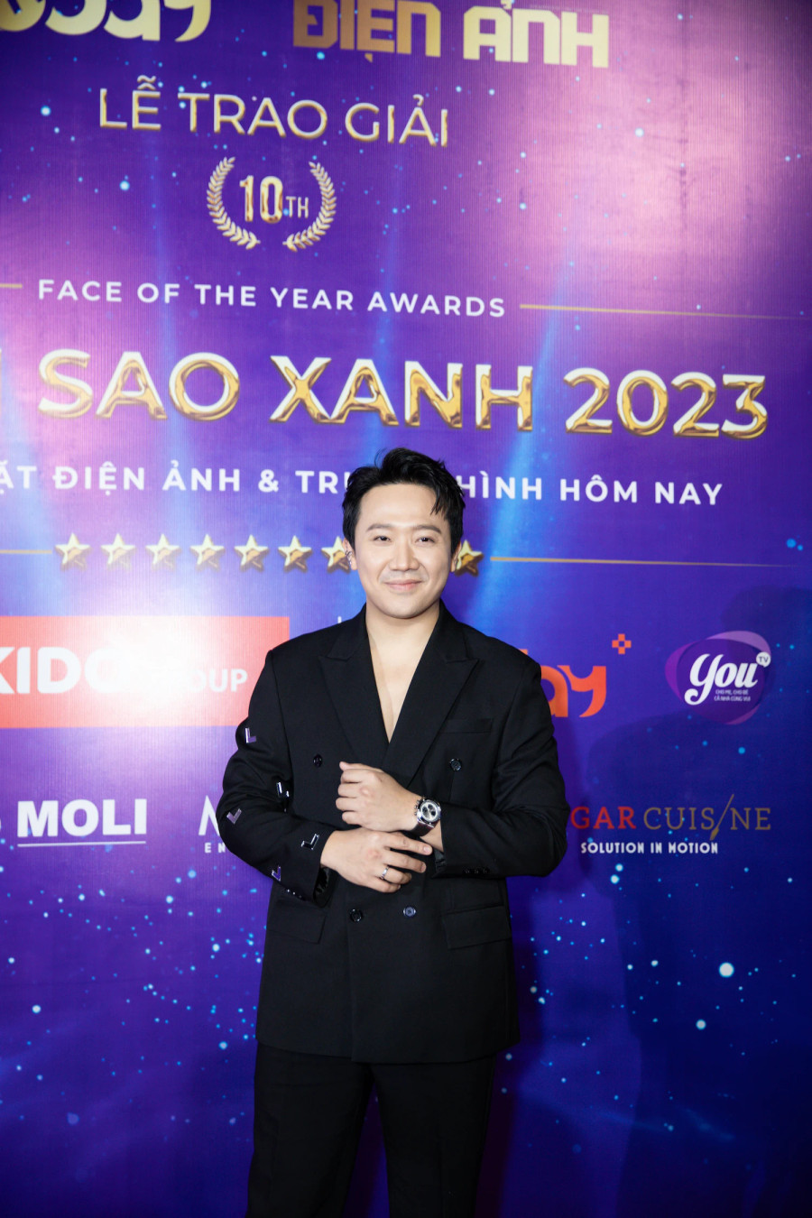 Trấn Thành tại lễ trao giải Ngôi sao xanh. Thời gian gần đây, anh bận rộn với việc ra mắt dự án điện ảnh Mai Trấn Thành tại lễ trao giải Ngôi sao xanh. Thời gian gần đây, anh bận rộn với việc ra mắt dự án điện ảnh Mai