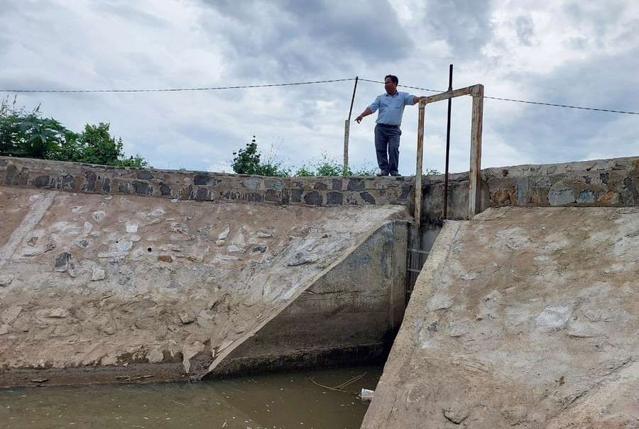 Đập dâng Suối Cát được đầu tư, nâng cấp năm 2022. Ảnh: Nguyễn Diệp