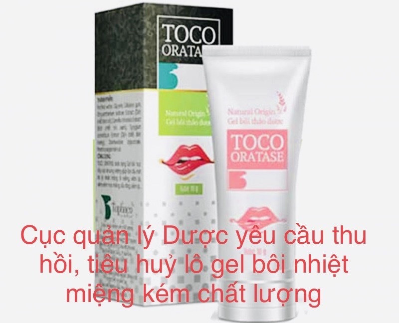 Lô sản phẩm bị thu hồi do chất lượng kém. Ảnh đồ họa: Hương Giang