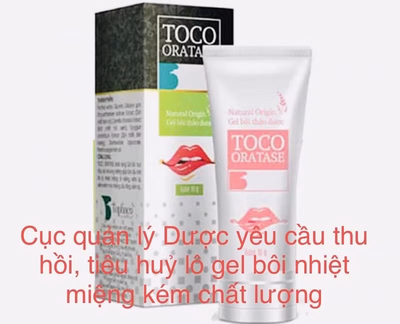 Lô sản phẩm bị thu hồi do chất lượng kém. Ảnh đồ họa: Hương Giang