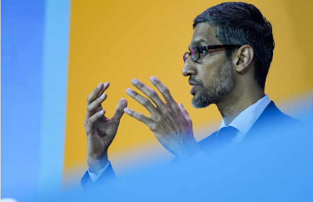 Giám đốc điều hành Pichai của Google. Nguồn: Bloomberg Giám đốc điều hành Pichai của Google. Nguồn: Bloomberg