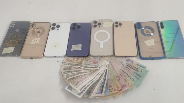 Số tài sản bị Đỗ Sương Lý và người yêu trộm cắp được công an thu hồi. Ảnh: Trị Bình