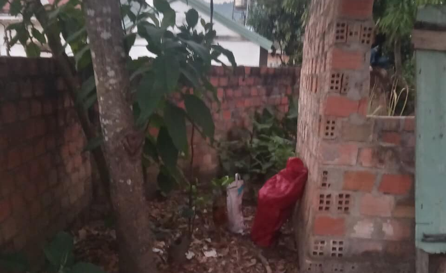 Khu vực phát hiện bé trai sơ sinh bị bỏ rơi. Ảnh: CTV