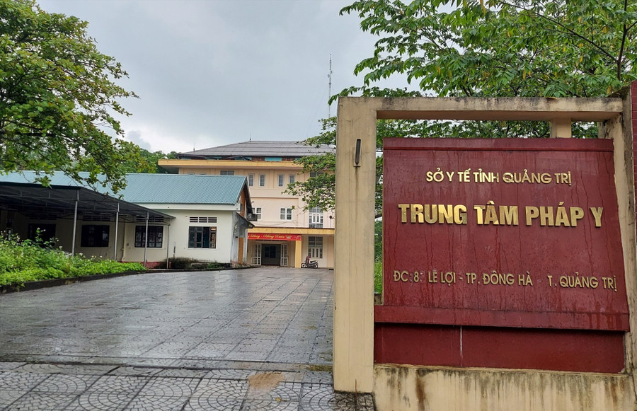 Trung tâm pháp y tỉnh Quảng Trị. Ảnh: Hưng Thơ
