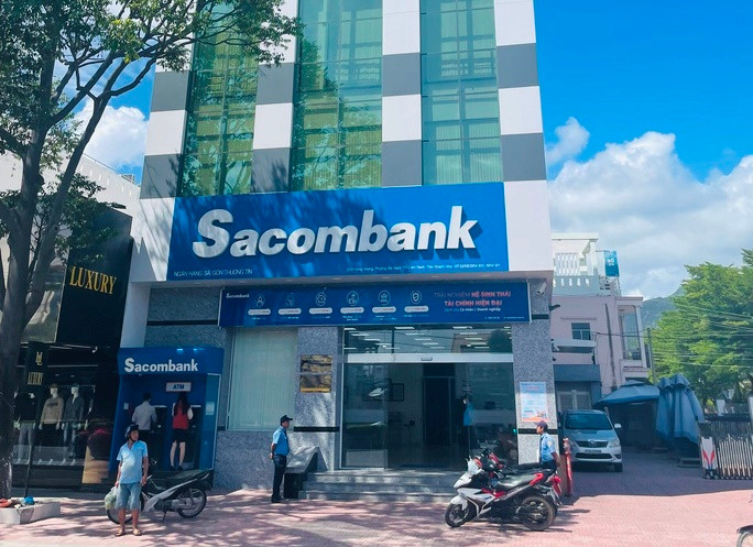 Sacombank lên tiếng vụ khách gửi tiền bị mất gần 47 tỉ đồng - Ảnh 1. Trụ sở Phòng Giao dịch Cam Ranh - Chi nhánh Sacombank Khánh Hòa. Ảnh: NLĐO