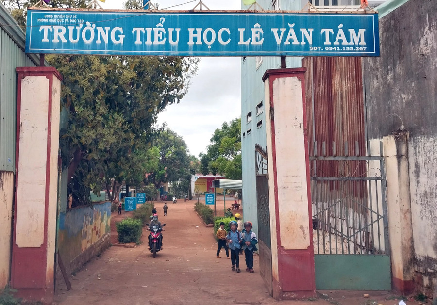 Trường Tiểu học Lê Văn Tám thu, chi sai hơn 140 triệu đồng tiền quỹ hội, xã hội hóa. Ảnh: Nguyễn Tú