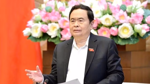 Ông Trần Thanh Mẫn, Phó chủ tịch thường trực Quốc hội, được giới thiệu để bầu làm Chủ tịch Quốc hội