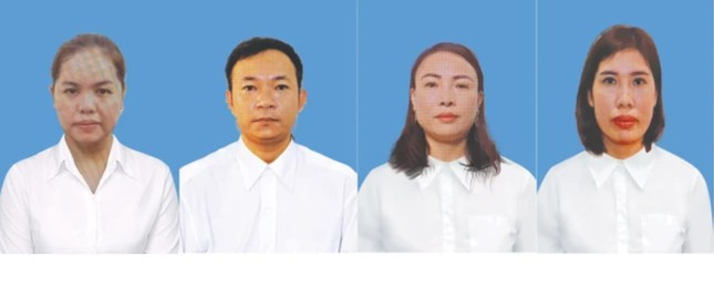 4 đối tượng chính trong đường dây gồm Hạnh, Chiến, Chung, Thơm