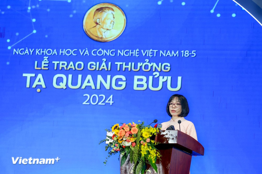 Tiến sĩ Nguyễn Thị Kim Thanh phát biểu. (Ảnh: Minh Sơn/Vietnam+) Tiến sĩ Nguyễn Thị Kim Thanh phát biểu. (Ảnh: Minh Sơn/Vietnam+)