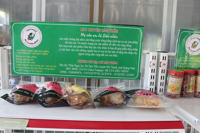 Củ khoai lang bình dị vùng đất cát được chị Thủy nâng cao giá trị