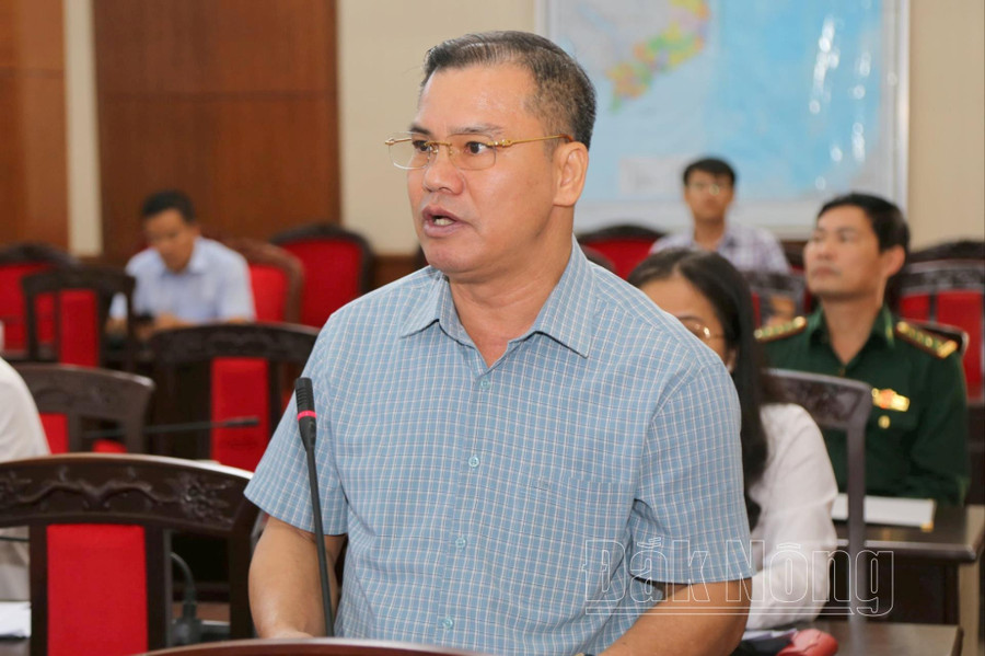 Giám đốc Ban Quản lý các dự án đầu tư xây dựng tỉnh Đắk Nông Nguyễn Văn Nghĩa kiến nghị chính quyền địa phương, các cơ quan chức năng cần giải quyết vướng mắc đến kết quả cuối cùng Giám đốc Ban Quản lý các dự án đầu tư xây dựng tỉnh Đắk Nông Nguyễn Văn Nghĩa kiến nghị chính quyền địa phương, các cơ quan chức năng cần giải quyết vướng mắc đến kết quả cuối cùng