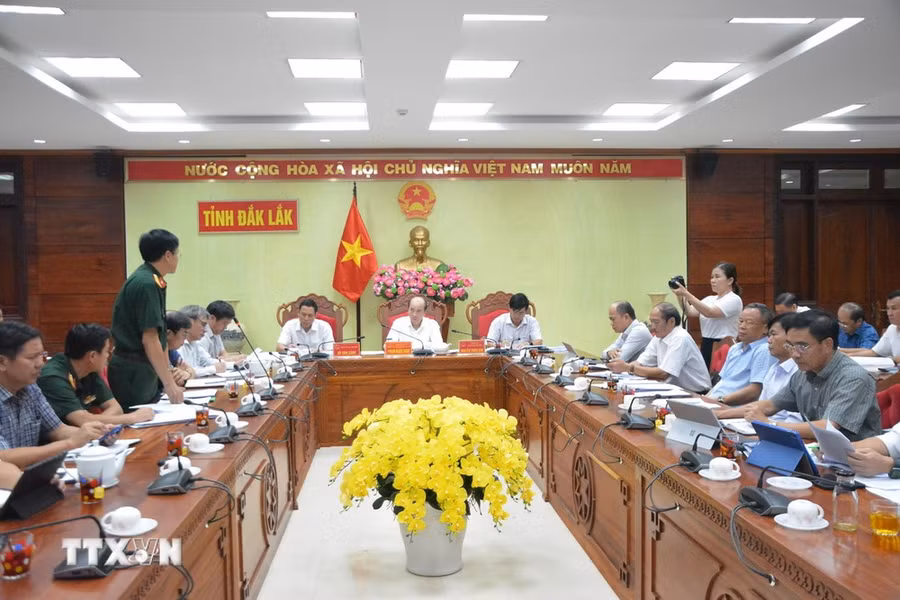 Quang cảnh cuộc họp. (Ảnh: Tuấn Anh/TTXVN)