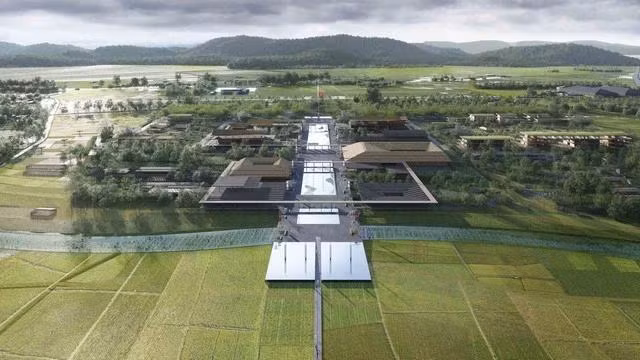 Phối cảnh dự án khu du lịch văn hóa ở Kim Liên Phối cảnh dự án khu du lịch văn hóa ở Kim Liên