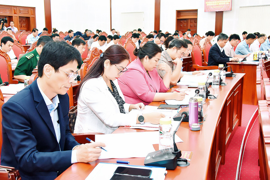 Các đại biểu tham dự hội nghị. Ảnh: Đ.T Các đại biểu tham dự hội nghị. Ảnh: Đ.T