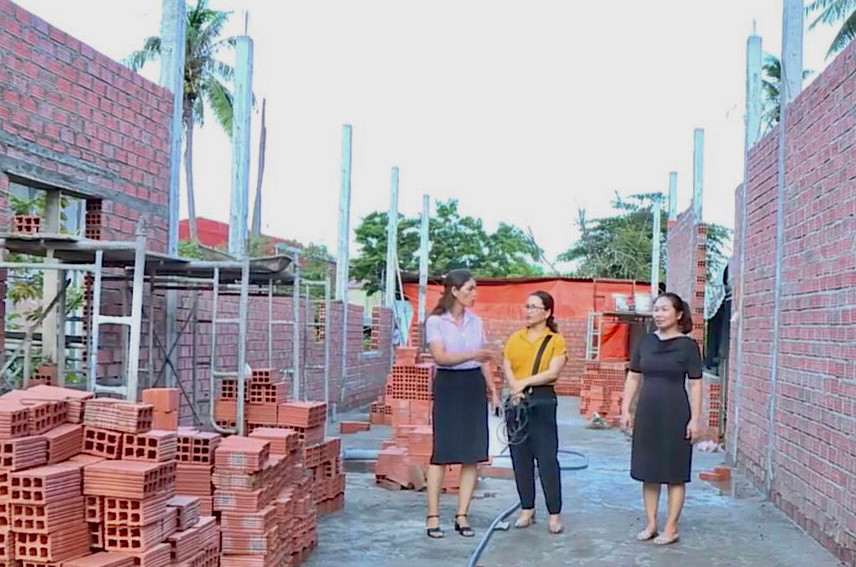 Trong 9 tháng qua, Ngân hàng Chính sách Xã hội tỉnh đã giải ngân hơn 118 tỷ đồng cho 285 khách hàng vay để xây dựng nhà ở. Ảnh: S.C