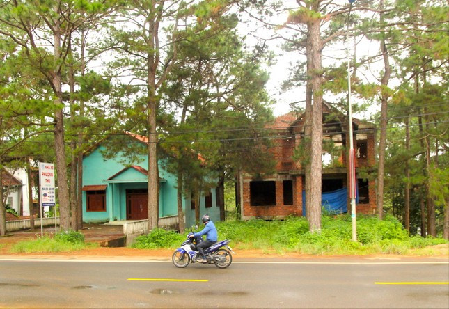 Các biệt thự bị bỏ hoang nhiều năm chưa được xây dựng lại gây mất mỹ quan Các biệt thự bị bỏ hoang nhiều năm chưa được xây dựng lại gây mất mỹ quan