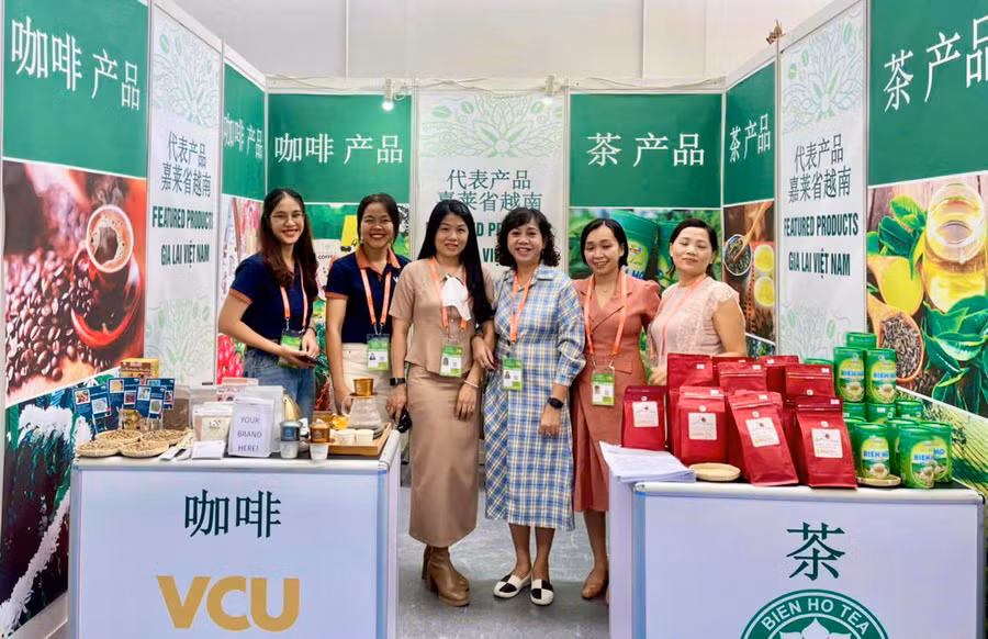 Các doanh nghiệp được hỗ trợ tham gia xúc tiến thương mại tại thị trường Trung Quốc. Ảnh: Trung tâm Khuyến công và Xúc tiến thương mại.