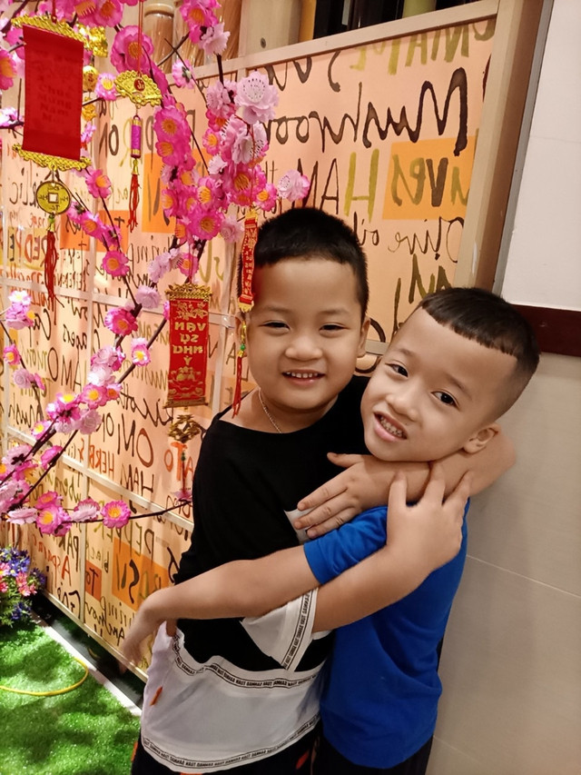 Tin và Pin năm nay 7 tuổi. Ảnh: L.V