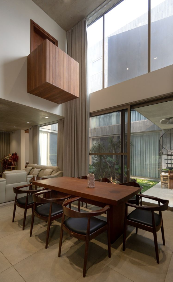 Các phòng liên thông tạo sự kết nối giữa các thành viên trong gia đình.