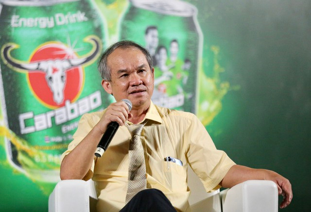 Ông Đoàn Nguyên Đức tại buổi lễ ra mắt nhà tài trợ mới vào hôm qua 10-2. Ảnh: Ngọc Linh Ông Đoàn Nguyên Đức tại buổi lễ ra mắt nhà tài trợ mới vào hôm qua 10-2. Ảnh: Ngọc Linh