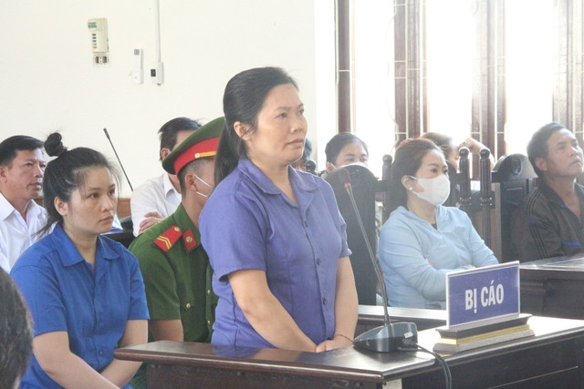 Bị cáo Trần Thị Hoàng Diễm. Ảnh: Đức Nhật