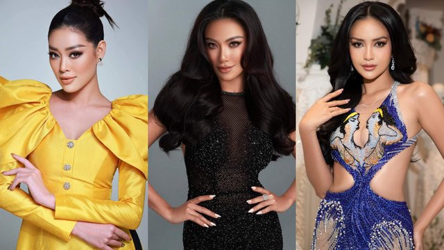 Khánh Vân, Kim Duyên, Ngọc Châu là đại diện của Việt Nam dự thi Miss Universe những năm gần đây. Ảnh: FBNV