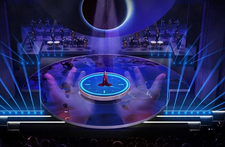 Live concert của Hà Trần sẽ diễn trên sân khấu nước. Live concert của Hà Trần sẽ diễn trên sân khấu nước.