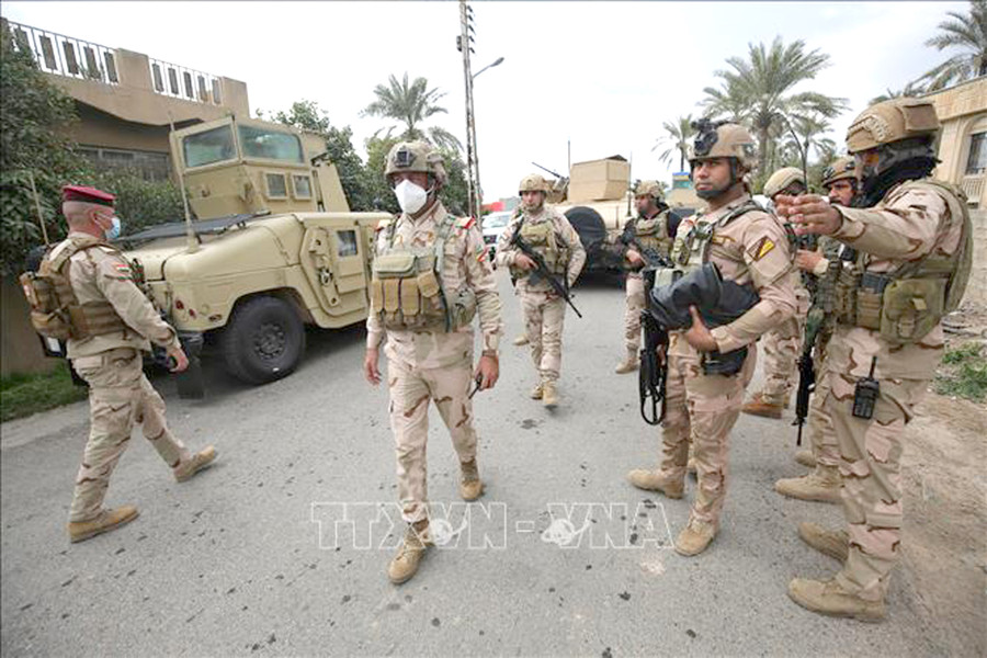 Quân đội Iraq tham gia chiến dịch truy quét phiến quân IS tại Tarmiyah, Iraq (ảnh tư liệu: AFP/TTXVN).