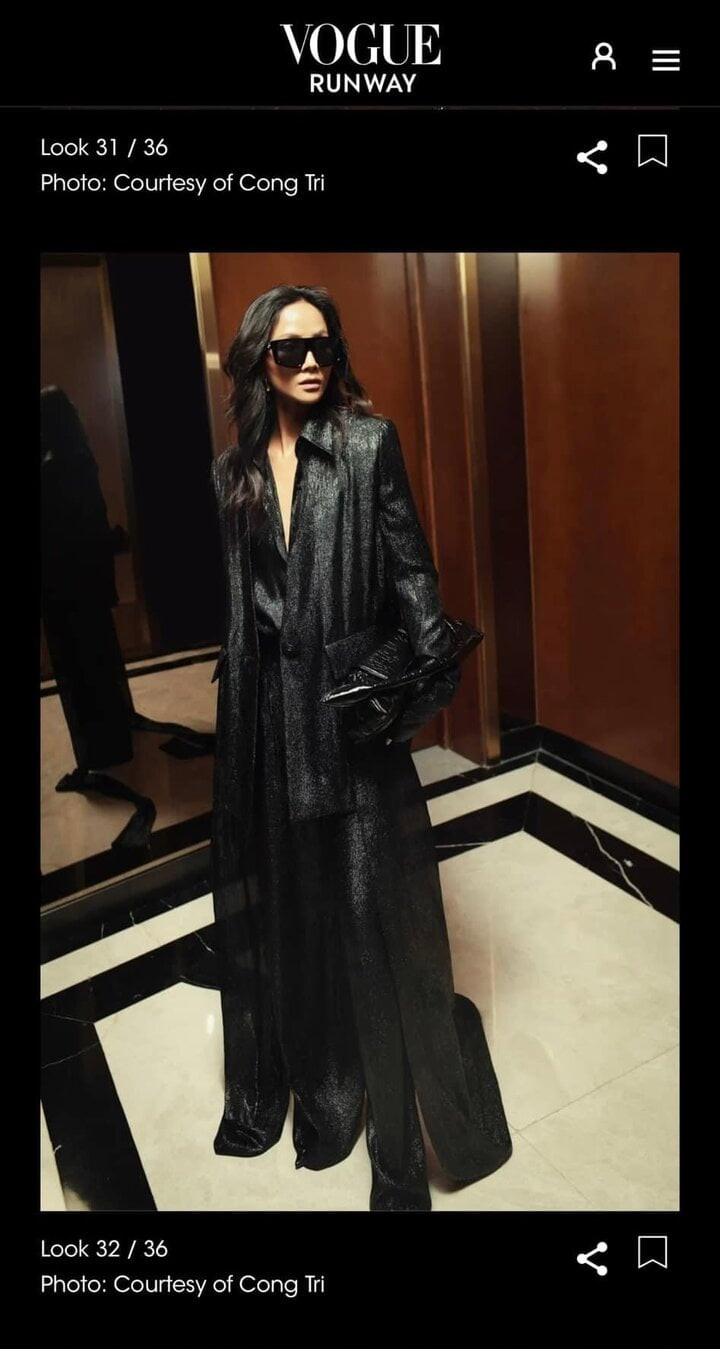 Hoa hậu H’Hen Niê là người mẫu thể hiện bộ sưu tập mới của NTK Công Trí. Những hình ảnh của cô được đăng tải trên trang web chính của Vogue - tạp chí thời trang hàng đầu thế giới hiện nay.