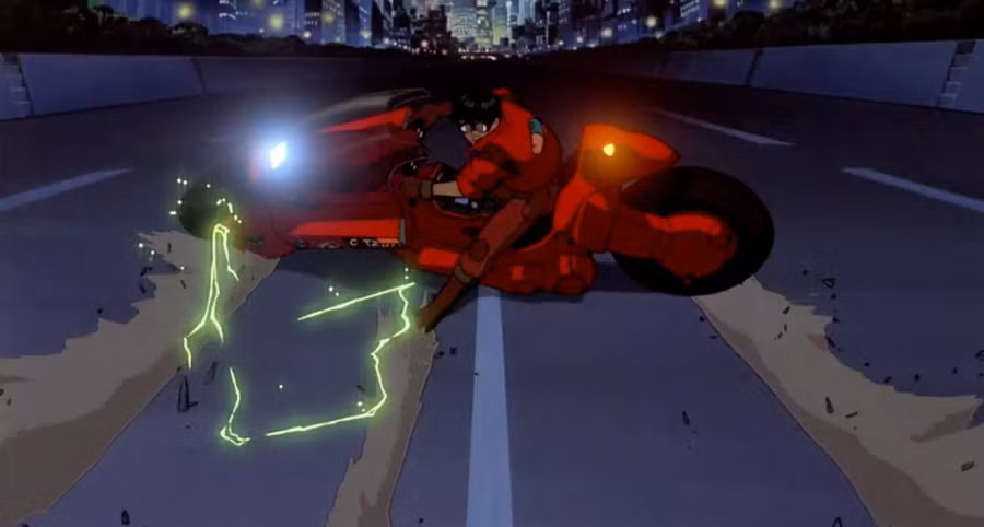 Tạo hình nhân vật Kaneda được cho là chuẩn mực của những tay đua mô tô phân phối lớn đến tận ngày nay.