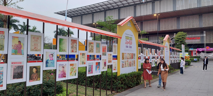 Một góc không gian Hội báo toàn quốc năm 2023.