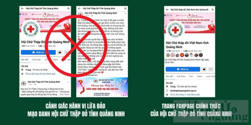 Người dân cần cảnh giác trước các hành vi lừa đảo mạo danh các tổ chức kêu gọi hỗ trợ từ thiện. Ảnh nguồn cand.com.vn