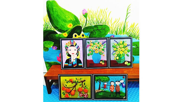 Những bức tranh của cô và trò Trường mầm non Xá Lượng (Tương Dương). Những bức tranh của cô và trò Trường mầm non Xá Lượng (Tương Dương).