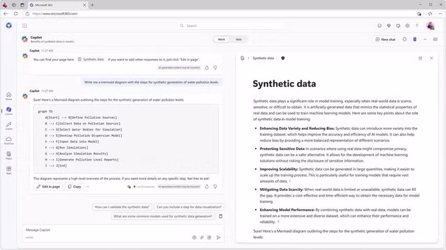 Copilot Pages cho phép người dùng và AI cùng chỉnh sửa, quản lý dự án trong cùng một không gian tương tác
