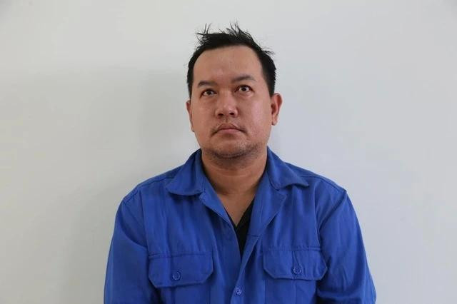 Nghi phạm Trần Thanh Phong lúc bị bắt