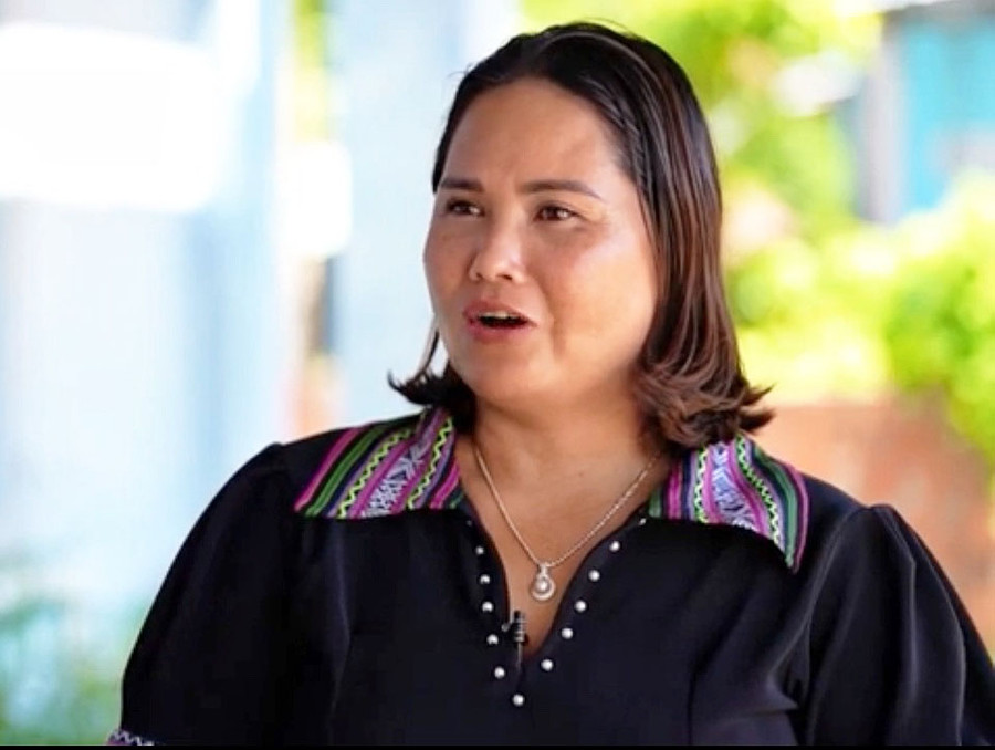 Chị Rơ Ô Lễ-Chủ tịch Hội LHPN huyện Krông Pa. Ảnh: M.C Chị Rơ Ô Lễ-Chủ tịch Hội LHPN huyện Krông Pa. Ảnh: M.C