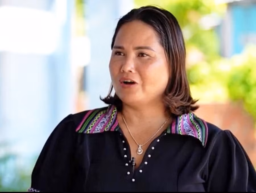 Chị Rơ Ô Lễ-Chủ tịch Hội LHPN huyện Krông Pa. Ảnh: M.C