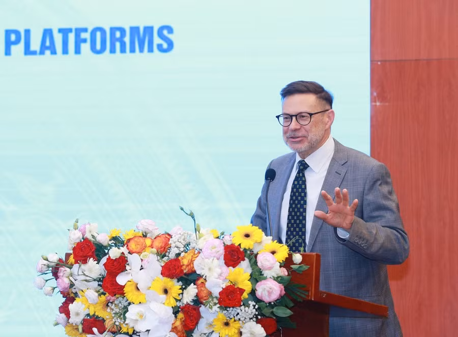 Đại sứ Australia tại Việt Nam Andrew Goledzinowski. (Ảnh: Phương Hoa/TTXVN)