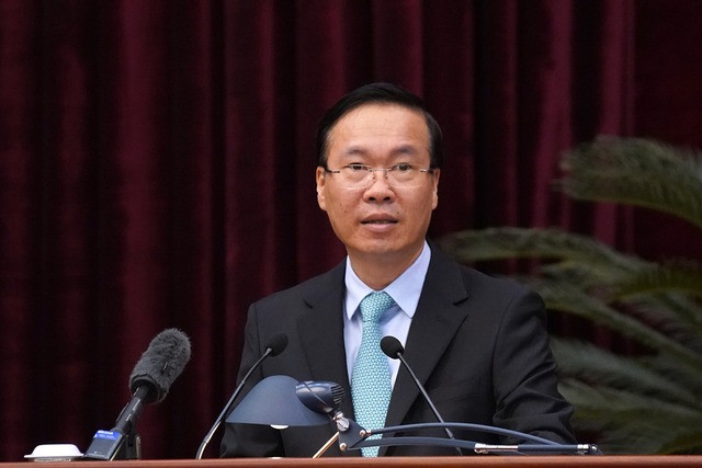 Chủ tịch nước Võ Văn Thưởng phát biểu tại cuộc gặp mặt đại biểu trí thức, nhà khoa học, văn nghệ sĩ Chủ tịch nước Võ Văn Thưởng phát biểu tại cuộc gặp mặt đại biểu trí thức, nhà khoa học, văn nghệ sĩ