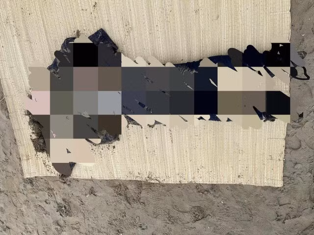 Thi thể nữ giới được người dân phát hiện Thi thể nữ giới được người dân phát hiện