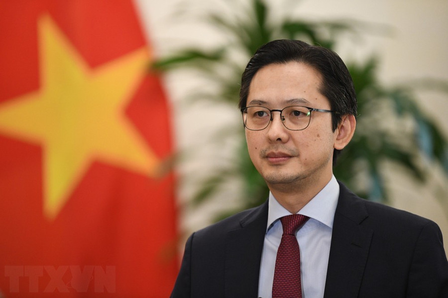 Thứ trưởng Ngoại giao Đỗ Hùng Việt. (Ảnh: TTXVN phát) Thứ trưởng Ngoại giao Đỗ Hùng Việt. (Ảnh: TTXVN phát)