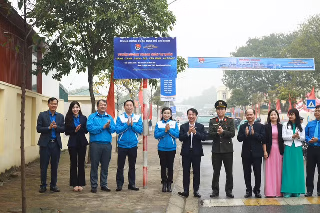 Khánh thành công trình thanh niên tại TP.Chí Linh (Hải Dương)