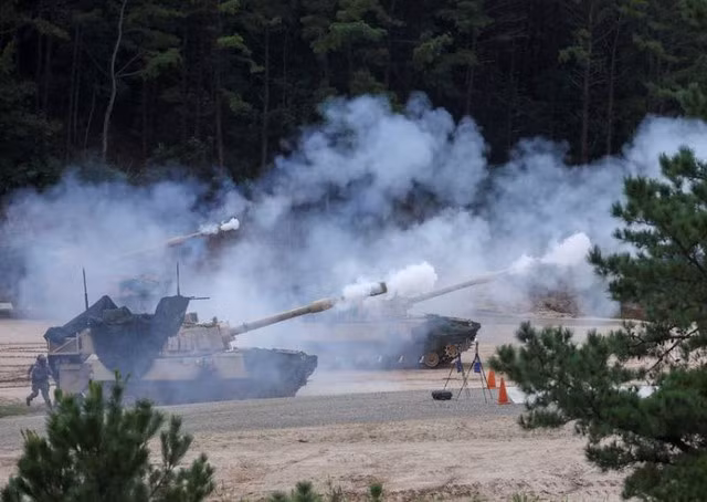 Một cuộc tập trận chung Hàn - Mỹ ở Hàn Quốc vào tháng 8.2022